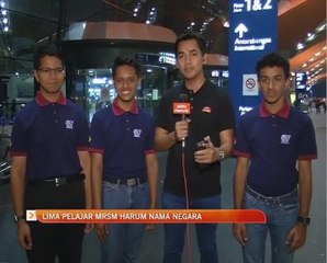 Lima pelajar MRSM harum nama negara