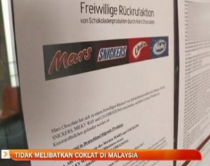 Penarikan balik coklat Mars tidak melibatkan coklat di Malaysia