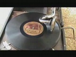 vintage wind up gramophone playing oogie oggie wa wa on ...