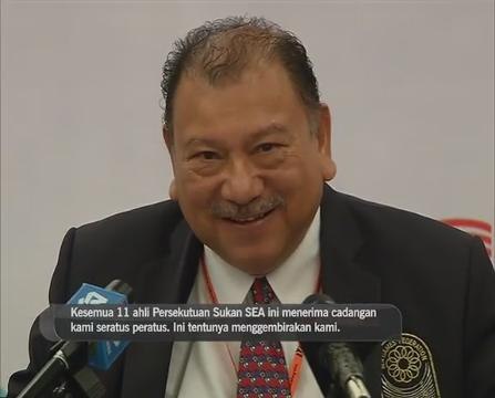 34 jenis sukan dipertanding pada Sukan Sea 2017