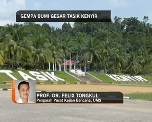 Susulan gempa bumi gegar Tasik Kenyir