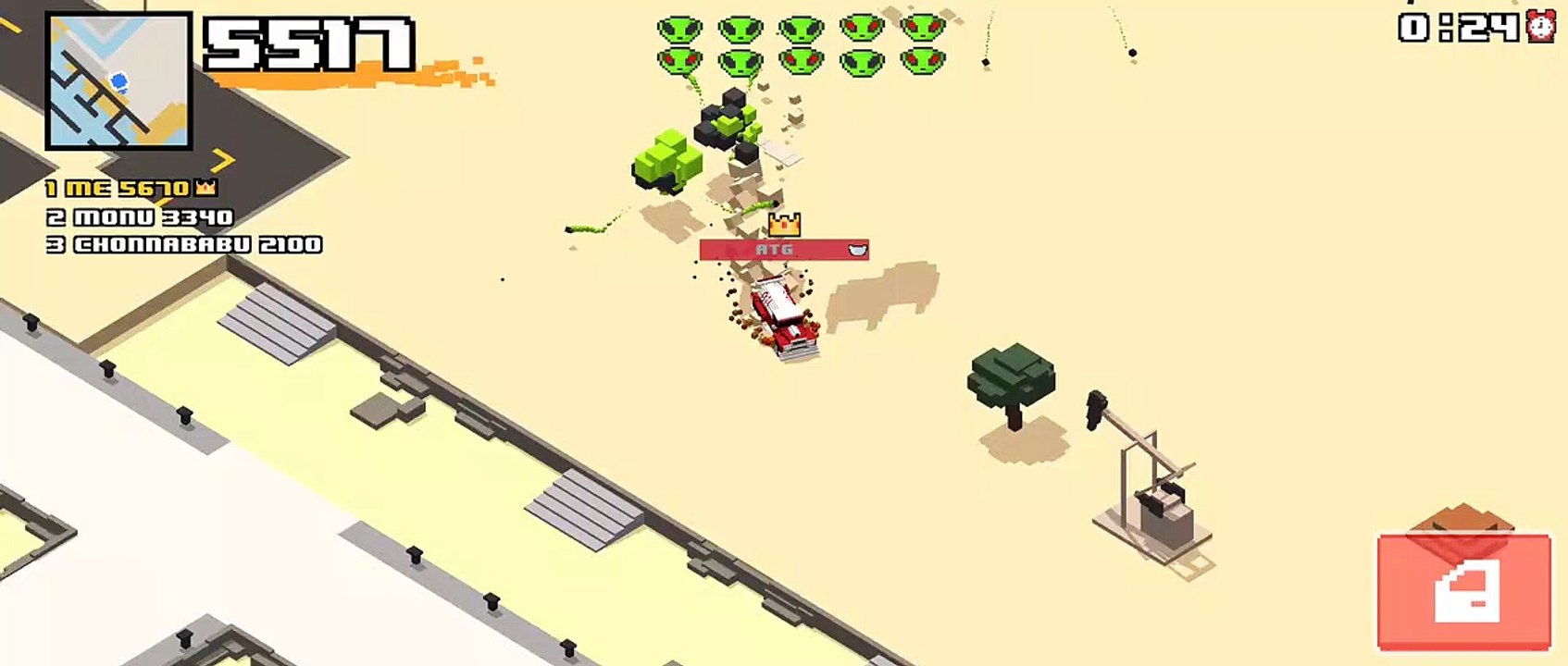 Smashy Road : Wanted 2 | Gold Achievement Complete | Gold Drift Unlocked HD