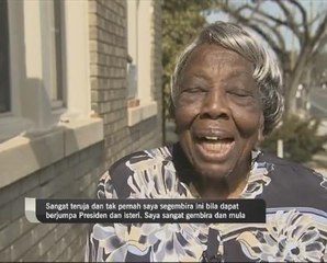 Wanita 106 tahun teruja bertemu Barack Obama