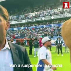 Hernán Cristante: 'Nos van a suspender la cancha. Después afuera los reventamos, no pasa nada'