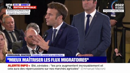 Emmanuel Macron: "On doit réussir à mieux protéger nos frontières et à mieux maîtriser les flux migratoires"