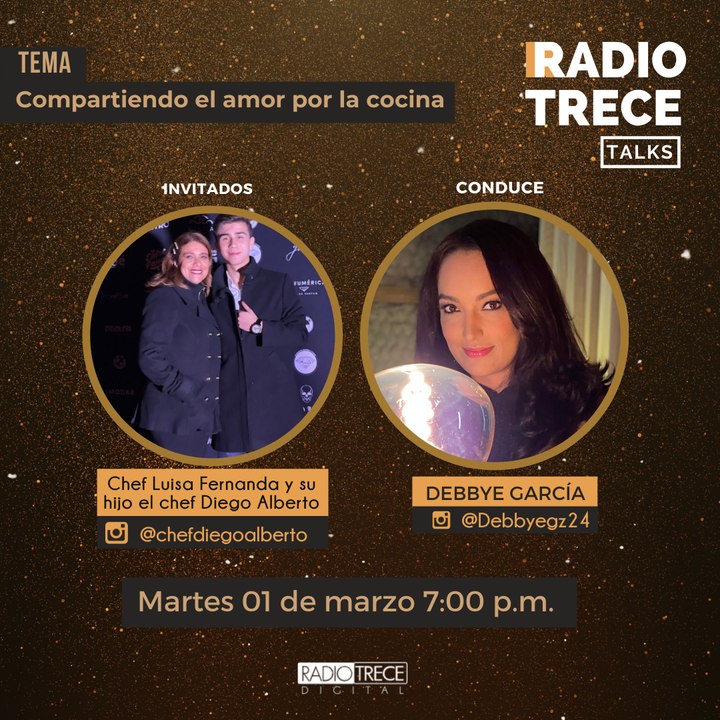 Radio 13 Talks: Compartiendo el amor por la cocina.