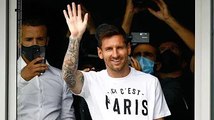 Voici L'arrivée  de Lionel Messi, attendu par le PSG, Vidéo.