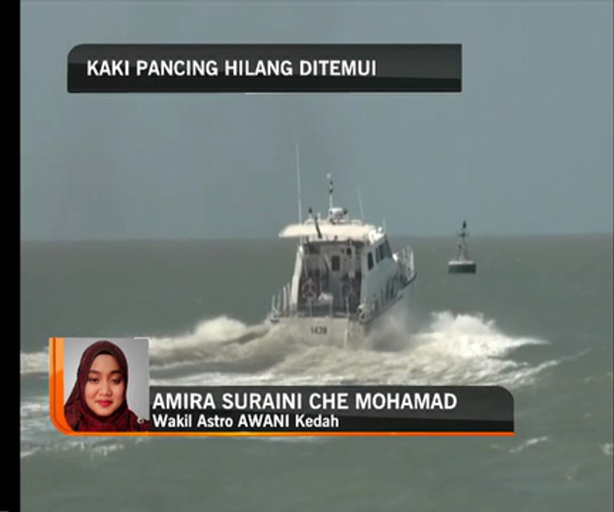 Kaki pancing hilang ditemui selamat