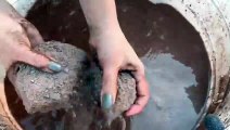 Gritty Red Dirt Bricks 2x Water Crumble Heavenly Cr: ASMR Chunks