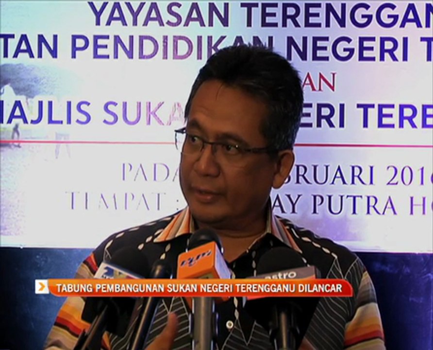 Tabung pembangunan sukan negeri Terengganu dilancar