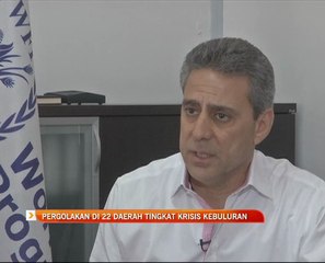 Pergolakan di 22 daerah tingkat krisis kebuluran