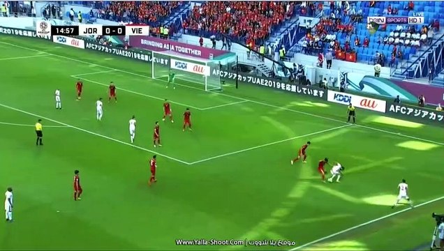 الشوط الاول مباراة الأردن وفيتنام 1-1 ثمن نهائي كاس اسيا 2019