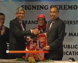 MoU kerjasama maklumat & komunikasi dengan Singapura