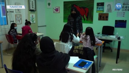 Genç Afgan Mülteci Kız Çocuklarına Sanatla İlham Veriyor