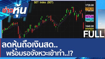 (คลิปเต็ม) ลดหุ้นถือเงินสด.. พร้อมรอจังหวะเข้าทำ..!?    | ข่าวหุ้น (7 มี.ค. 65)