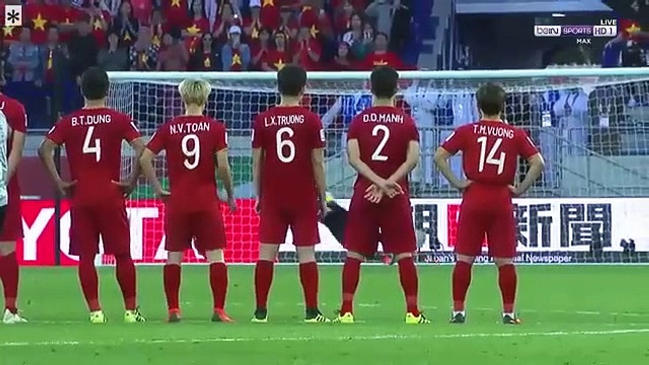 ركلات الترجيح بين الاردن وفيتنام  ثمن نهائي كاس اسيا 2019