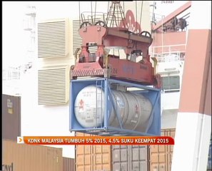 KDNK Malaysia tumbuh 5% 2015, 4.5% suku keempat 2015
