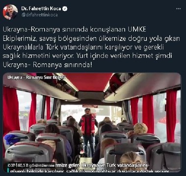 UMKE personeli, Ukrayna sınırında sağlık hizmeti veriyor