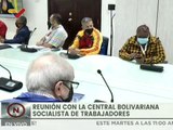 Vicepdta. Delcy Rodríguez lidera reunión con la Central Bolivariana Socialista de Trabajadores