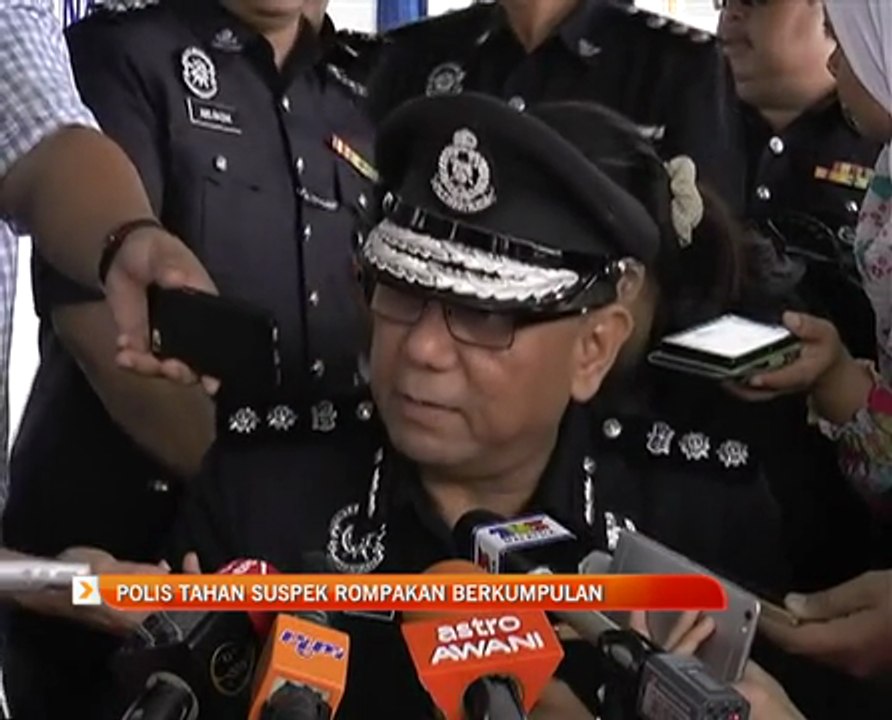 Polis tahan suspek rompakan berkumpulan