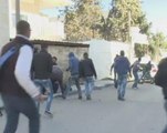 Clashes between Palestinians and Israeli soldiers in Ramallah