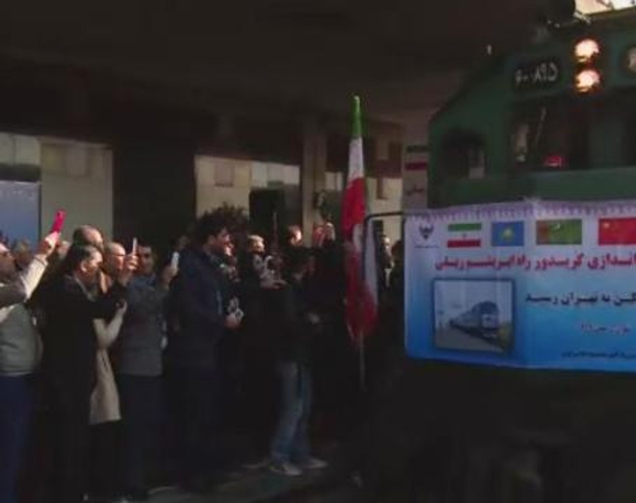 First 'Silk Road' train arrives in Tehran from China