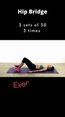 Hip Bridge  Exercise  7 of 9