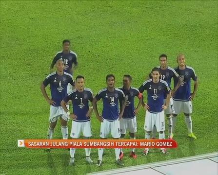 Sasaran JDT julang Piala Sumbangsih tercapai: Mario Gomez