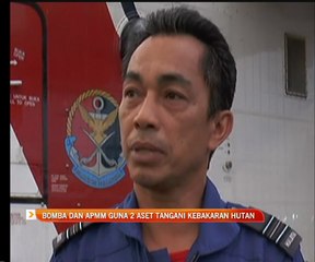Bomba dan APMM guna 2 aset tangani kebakaran hutan