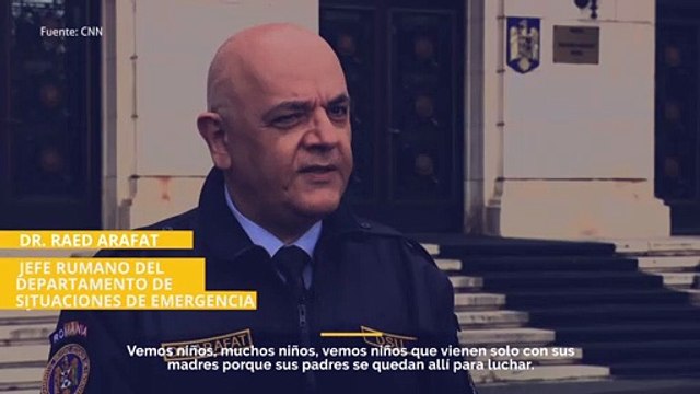 Ucrania: llegan refugiados a Rumania