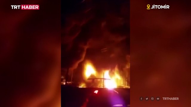 Rusya, Jitomir bölgesinde yakıt deposunu vurdu