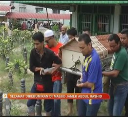 Jenazah pengusaha restoran nasi kandar selamat dikebumikan