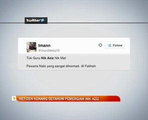 Netizen kenang setahun pemergian Nik Aziz
