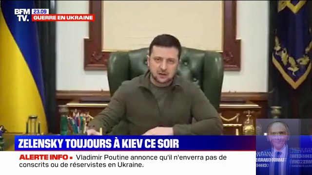 Volodymyr Zelensky: On a l'habitude de dire que le lundi est une journée difficile, mais en temps de guerre pour le pays, chaque jour est un lundi