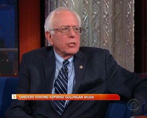 Bernie Sanders sokong aspirasi golongan muda