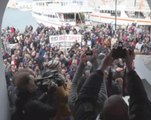 Greek islanders march against migrant facility