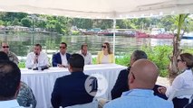 Medio Ambiente firma acuerdo de cooperación para reflotar y trasladar embarcaciones hundidas en los ríos Ozama e Isabela