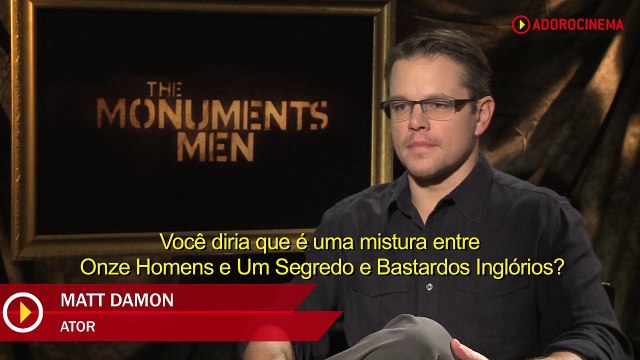 Caçadores de Obras-Primas: Entrevista exclusiva com Matt Damon