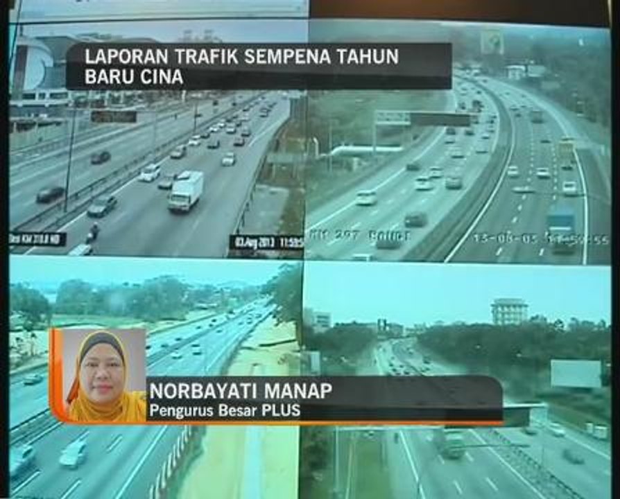 Laporan trafik sempena Tahun Baru Cina
