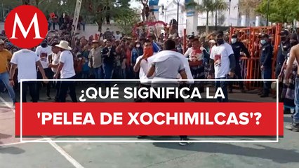 En Guerrero se llevó a cabo la tradicional pelea de Xochimilcas