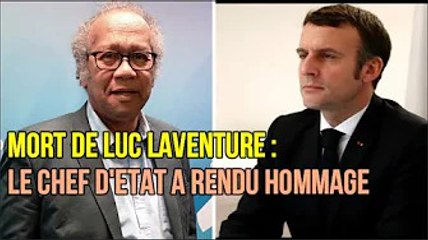 Mort de Luc Laventure : Le Chef d'Etat a rendu hommage