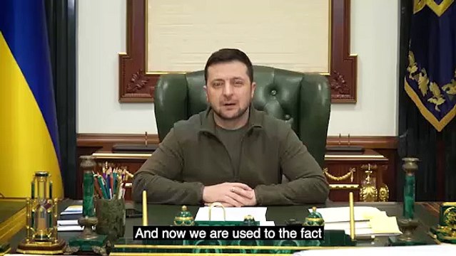 Discurso de Volodimir Zelenski tras el 12º día de guerra entre Rusia y Ucrania