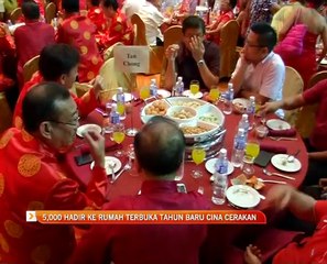 5,000 hadir ke Rumah Terbuka Tahun Baru Cina Gerakan
