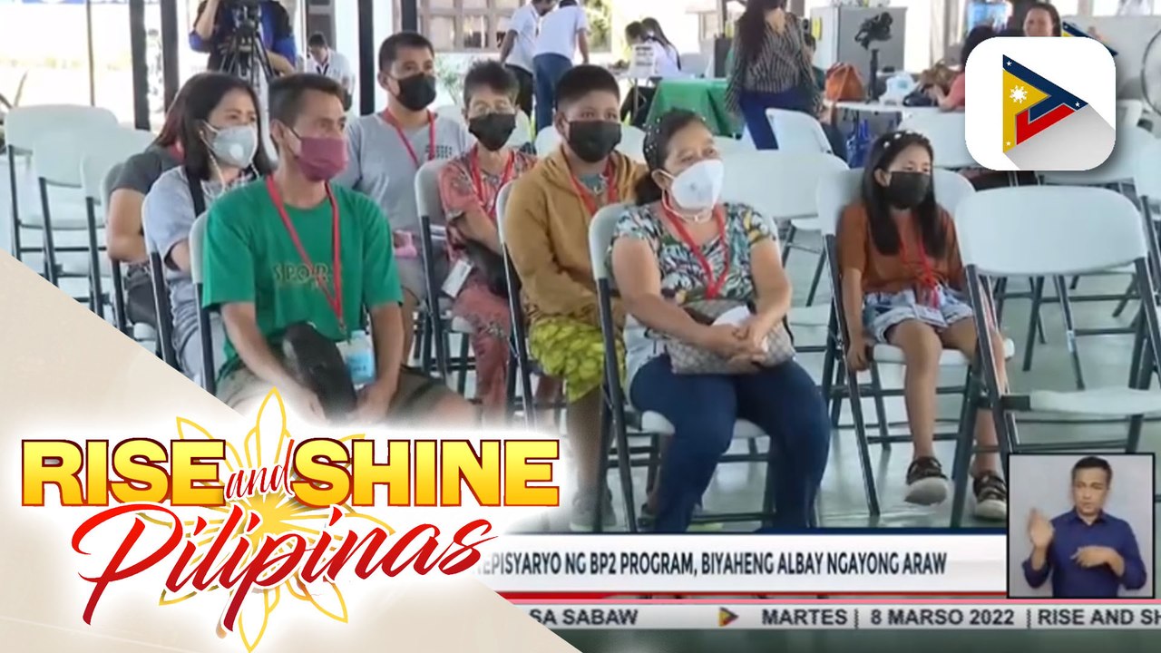 Panibagong batch ng benepisyaryo ng BP2 program, biyaheng Albay ngayong araw