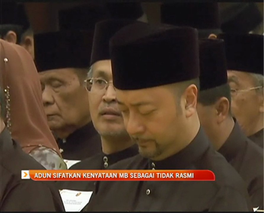 Adun sifatkan kenyataan MB sebagai tidak rasmi