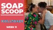 Hollyoaks Soap Scoop! Cleo and Joel kiss