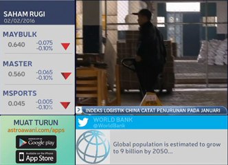 Indeks logistik China catat penurunan pada Januari