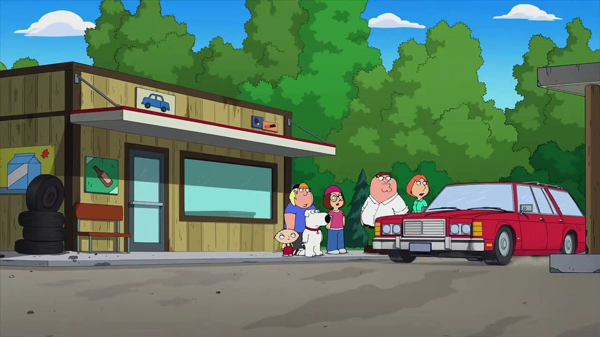 Simpsons Family Guy Autowaschanlage