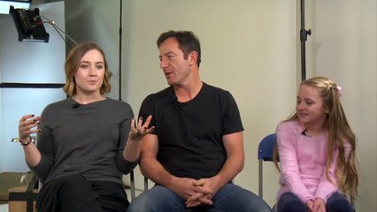 Jason Isaacs, Avery Phillips, Saoirse Ronan Interview : Stockholm, Pennsylvania