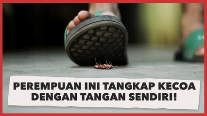 Tak Jijik dan Geli, Perempuan Ini 'Melawan Hukum' Tangkap Kecoa dengan Tangan Sendiri!